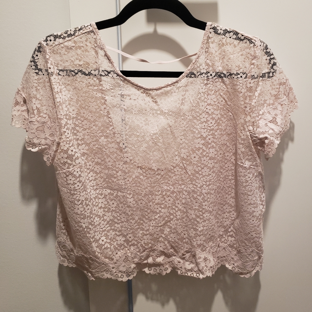 Victoria Secret lace T-shirt